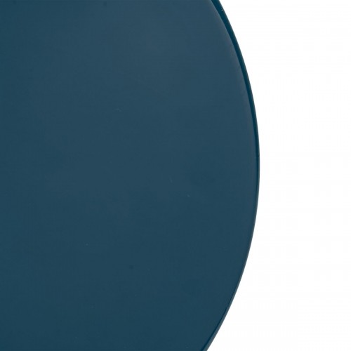 Bigbuy Home Mazs galdiņš 40 x 40 x 39,7 cm Stikls Zils Metāls image 3