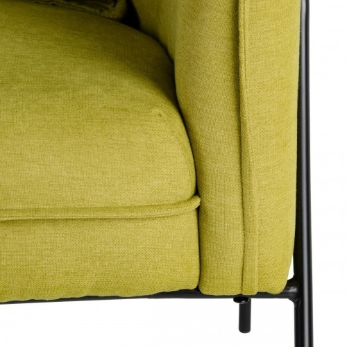 Armchair 76,5 x 70 x 74 cm Synthetic Fabric Metal Green image 3