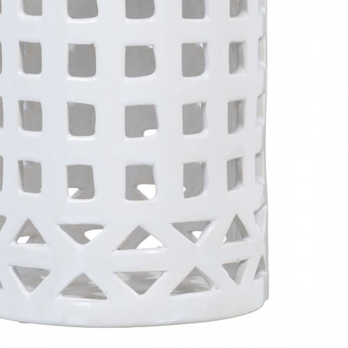 Vase 15 x 15 x 25,5 cm Ceramic White image 3