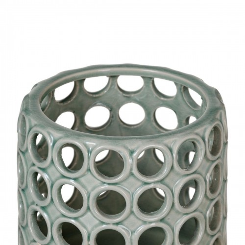 Vase 14,5 x 14,5 x 21 cm Ceramic Green image 3