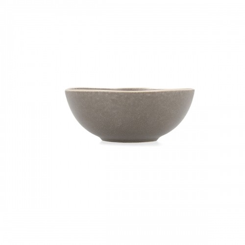 Bowl Bidasoa Gio 16 x 6,5 cm Ceramic Grey (6 Units) image 3