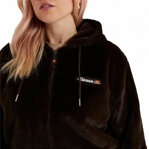 Women’s Zipped Hoodie Ellesse Vecellio Brown Lady Unisex image 3