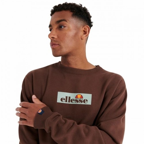Men’s Sweatshirt without Hood Ellesse Tablido Brown image 3