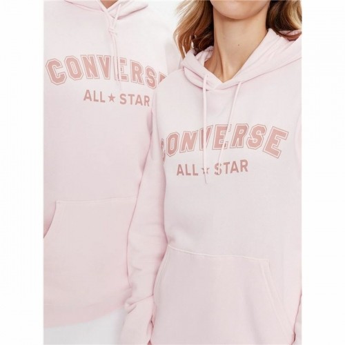 Толстовка с капюшоном унисекс Converse Classic Fit All Star Single Screen Светло Pозовый image 3