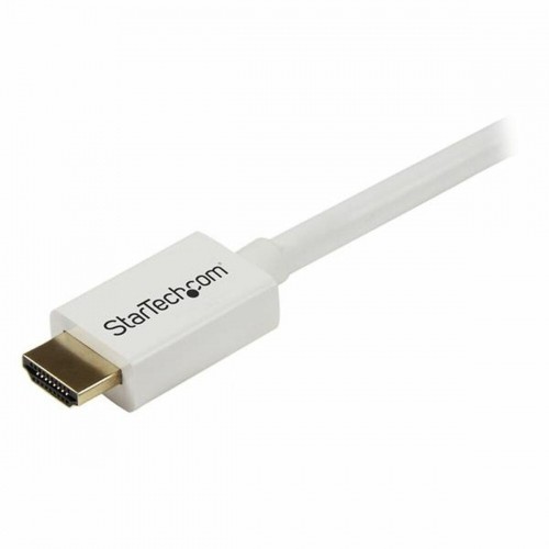 HDMI Kabelis Startech HD3MM3MW 3 m Balts image 3