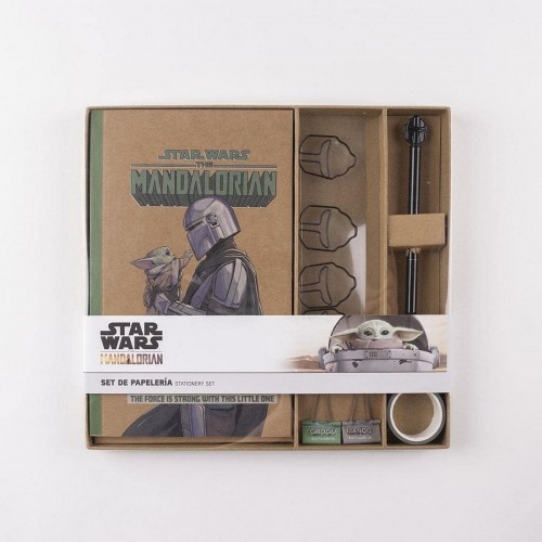 Stationery Set The Mandalorian 10 Pieces Green image 3
