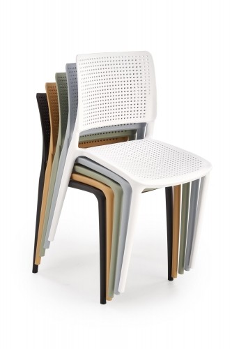 Halmar K514 chair, white image 3