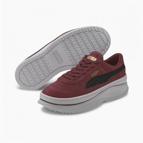 Women's casual trainers Puma Sportswear Deva Suede Dark Red image 3