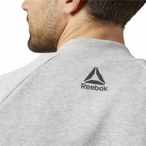 Vīriešu Sporta Jaka Reebok Bomber Retro Pelēks image 3