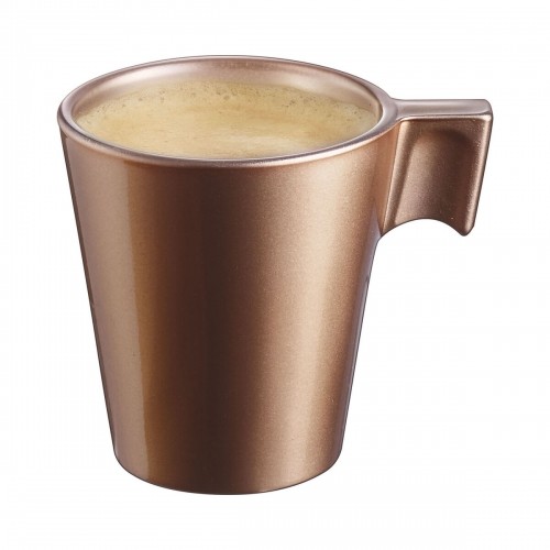 Кружка Mug Luminarc Flashy Светло-коричневый 80 ml Cтекло (24 штук) image 3
