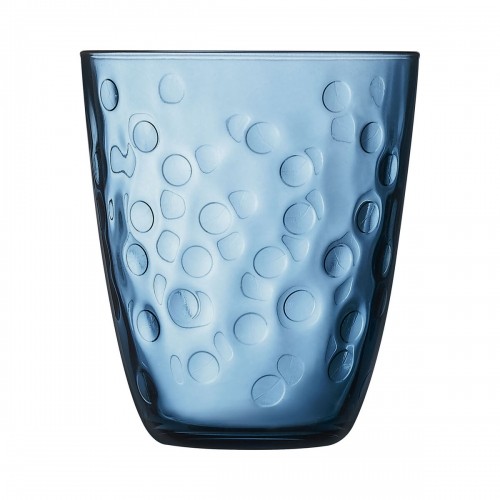 Glass Luminarc Concepto Pepite Blue Glass 310 ml (24 Units) image 3