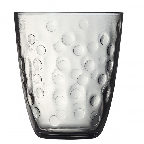 Glass Luminarc Concepto Pepite Grey Glass 310 ml (24 Units) image 3