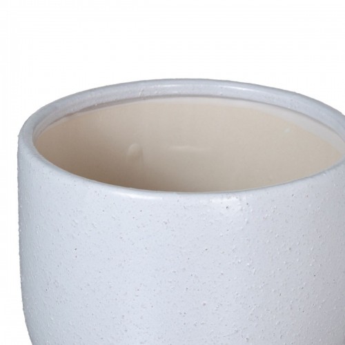 Planter 19,5 x 19,5 x 24 cm Ceramic White image 3