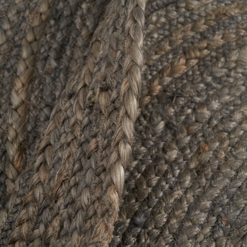 Carpet Grey Jute 120 x 120 cm image 3