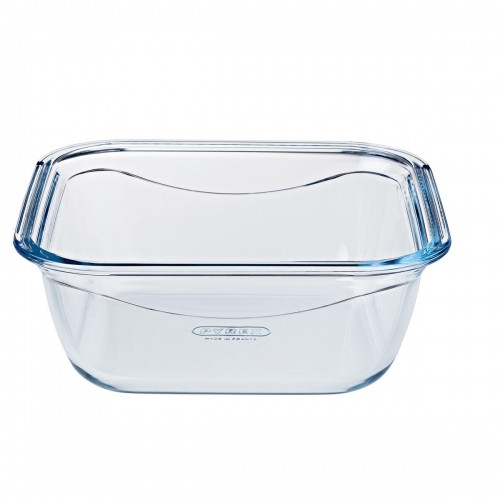 Hermetic Lunch Box Pyrex Cook & go 21 x 21 x 9 cm Blue 1,9 L Glass (6 Units) image 3
