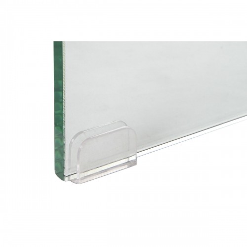 Вспомогательный стол DKD Home Decor Стеклянный Коричневый Прозрачный Oрех 160 x 45 x 80 cm Деревянный MDF image 3