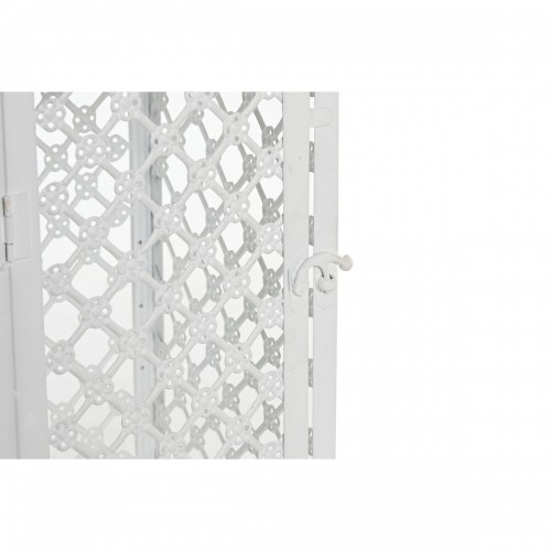 Street lamp DKD Home Decor 24 x 24 x 74 cm Aged finish Crystal Metal White Arab image 3