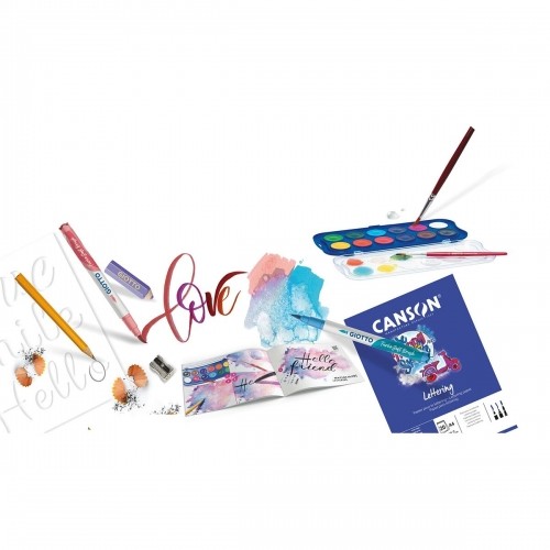 Drawing Set Giotto Art Lab Fancy Lettering 45 Pieces Multicolour image 3
