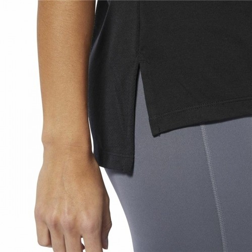 Women’s Short Sleeve T-Shirt Reebok Wor Supremium Detail Black image 3