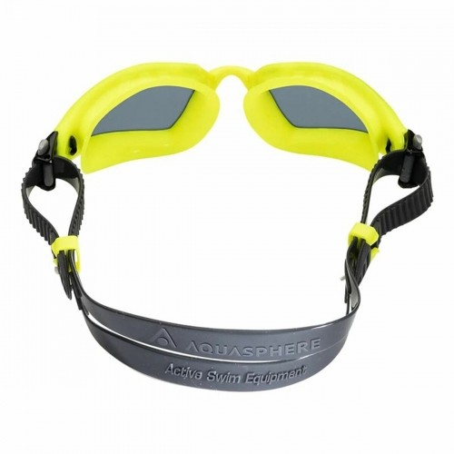 Adult Swimming Goggles Aqua Sphere Kayenne Pro Dark Yellow Black One size image 3