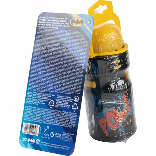 Bērnu pudele velosipēdam Batman CZ10969 Dzeltens/Melns 350 ml Dzeltens image 3