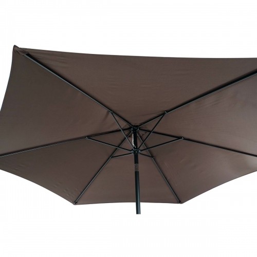 Пляжный зонт DKD Home Decor Чёрный Коричневый Сталь 300 x 300 x 250 cm image 3