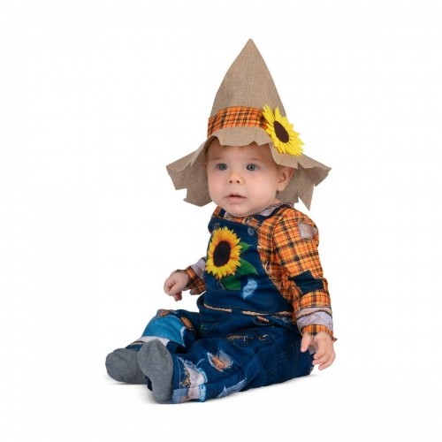 Costume for Babies My Other Me Blue Orange Scarecrow 7-12 Months (2 Pieces) image 3