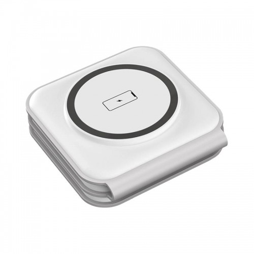 Choetech T588-F 3in1 Magnetic Wireless Charger 15W (white) image 3