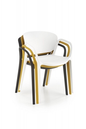 Halmar K491 chair, mustard image 3