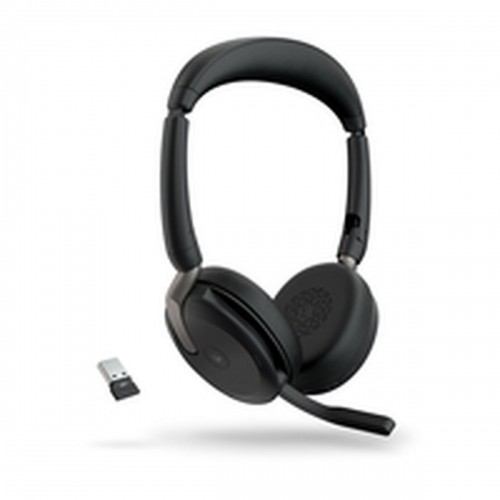 Bluetooth-наушники с микрофоном Jabra Evolve2 65 Flex Чёрный image 3