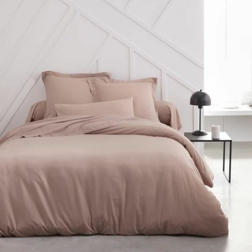 Fitted bottom sheet TODAY Essential 140 x 200 cm Light Pink image 3