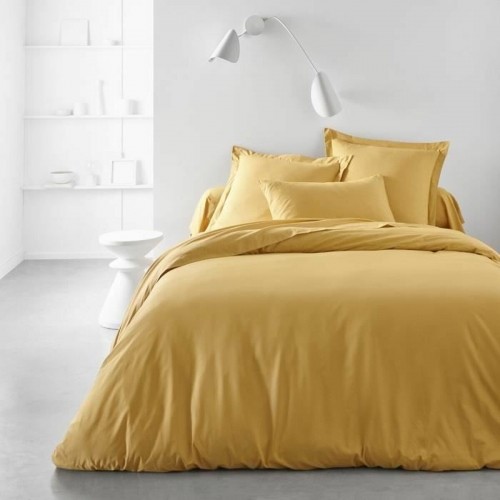 Fitted bottom sheet TODAY Essentials Ocre 140 x 190 cm image 3