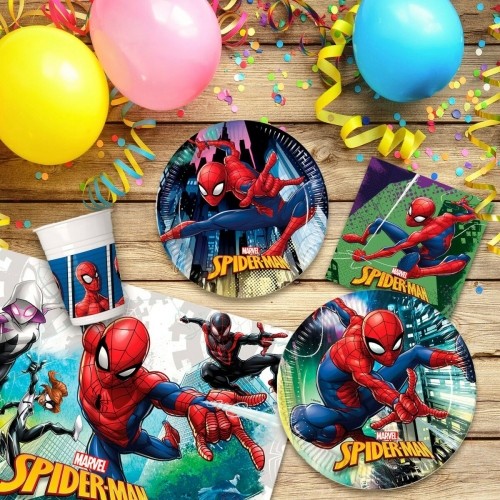 Party supply set Spider-Man 66 Pieces image 3