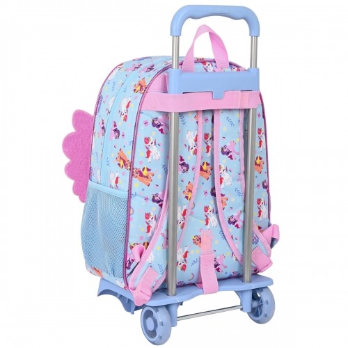 Школьный рюкзак с колесиками My Little Pony Wild & free Синий Розовый 33 x 42 x 14 cm image 3