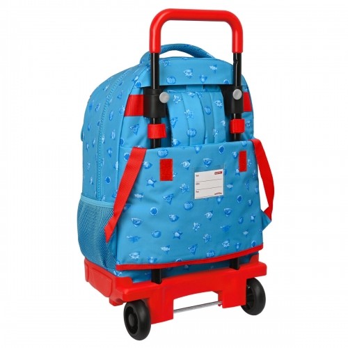 School Rucksack with Wheels SuperThings Rescue force 33 x 45 x 22 cm Blue image 3