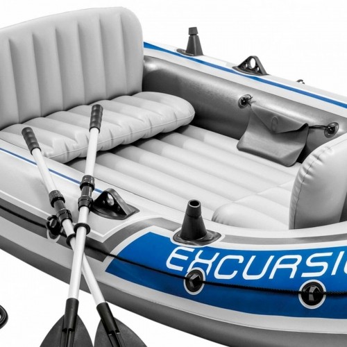 Inflatable Boat Intex Excursion 4 Blue White 315 x 43 x 165 cm image 3