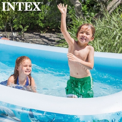 Inflatable Paddling Pool for Children Intex Tropical 1020 L 305 x 56 x 183 cm (2 Units) image 3