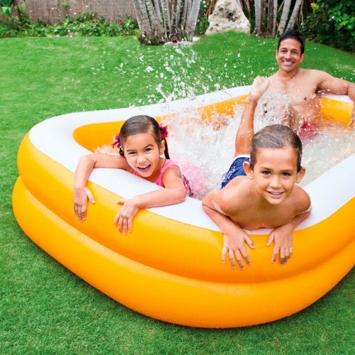 Inflatable pool Intex Mandarin Orange 600 L 229 x 48 x 152 cm (3 Units) image 3