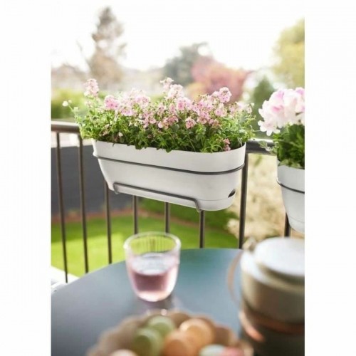 Planter Elho   White 50 cm Blue Plastic image 3