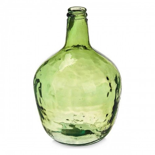 Bottle Smooth Decoration 17 x 29 x 17 cm Green (4 Units) image 3