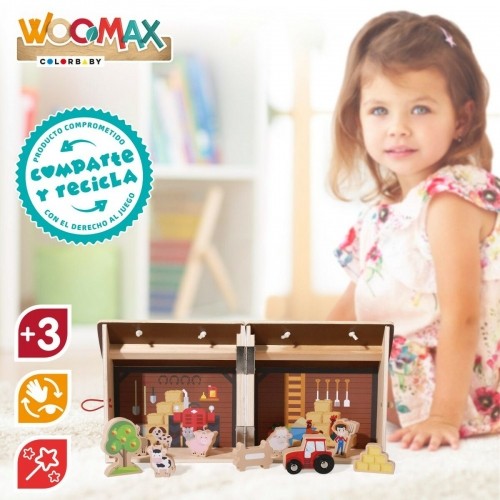 Playset Woomax Ферма 19 x 18 x 19 cm 9 Предметы 4 штук image 3