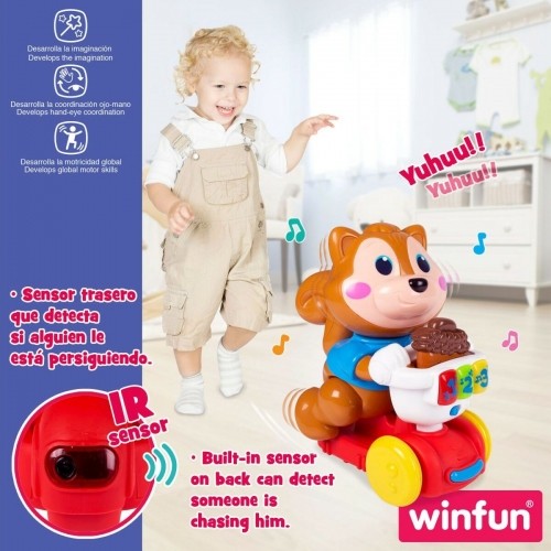 Musical Toy Winfun Squirrel 24,5 x 27,5 x 14 cm (4 Units) image 3