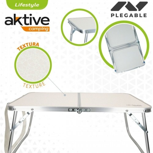 Folding Table Aktive Cream 60 x 25 x 40 cm (4 Units) image 3