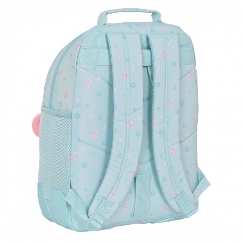 School Bag Moos Garden Turquoise 32 x 42 x 15 cm image 3