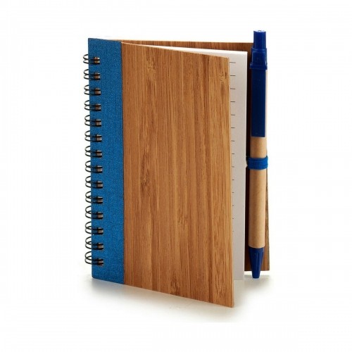 Spiral Notebook with Pen Bamboo 1 x 13 x 10,5 cm (24 Units) image 3
