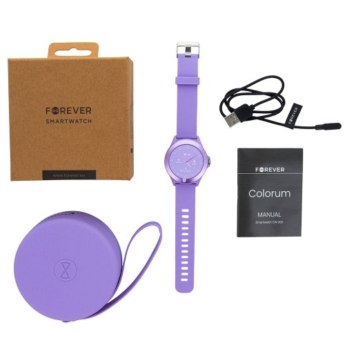 Smartwatch Forever Colorum CW-300 xPurple image 3