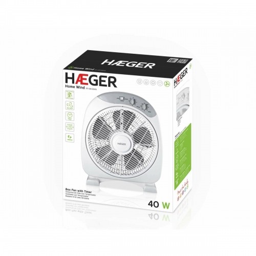 Floor Fan Haeger FF-012.004A White 40 W image 3