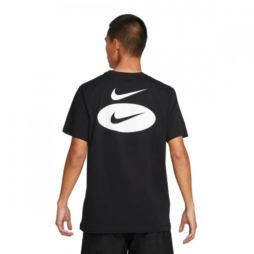 Men’s Short Sleeve T-Shirt Nike  TEE ESS CORE 4 DM6409 Black image 3