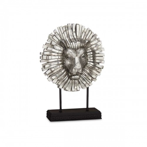 Decorative Figure Lion Silver 28 x 38,5 x 11,5 cm (4 Units) image 3