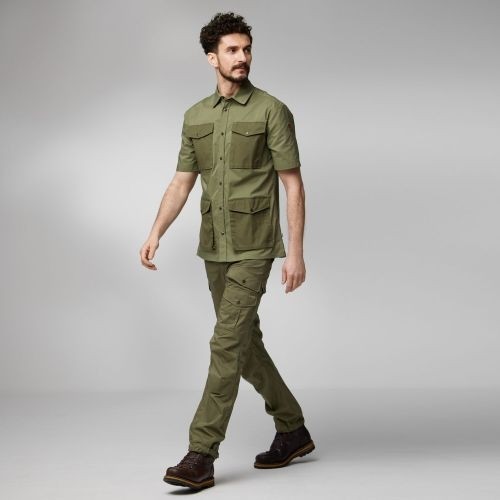 Fjallraven Räven Shirt SS / Zaļa / XL image 3